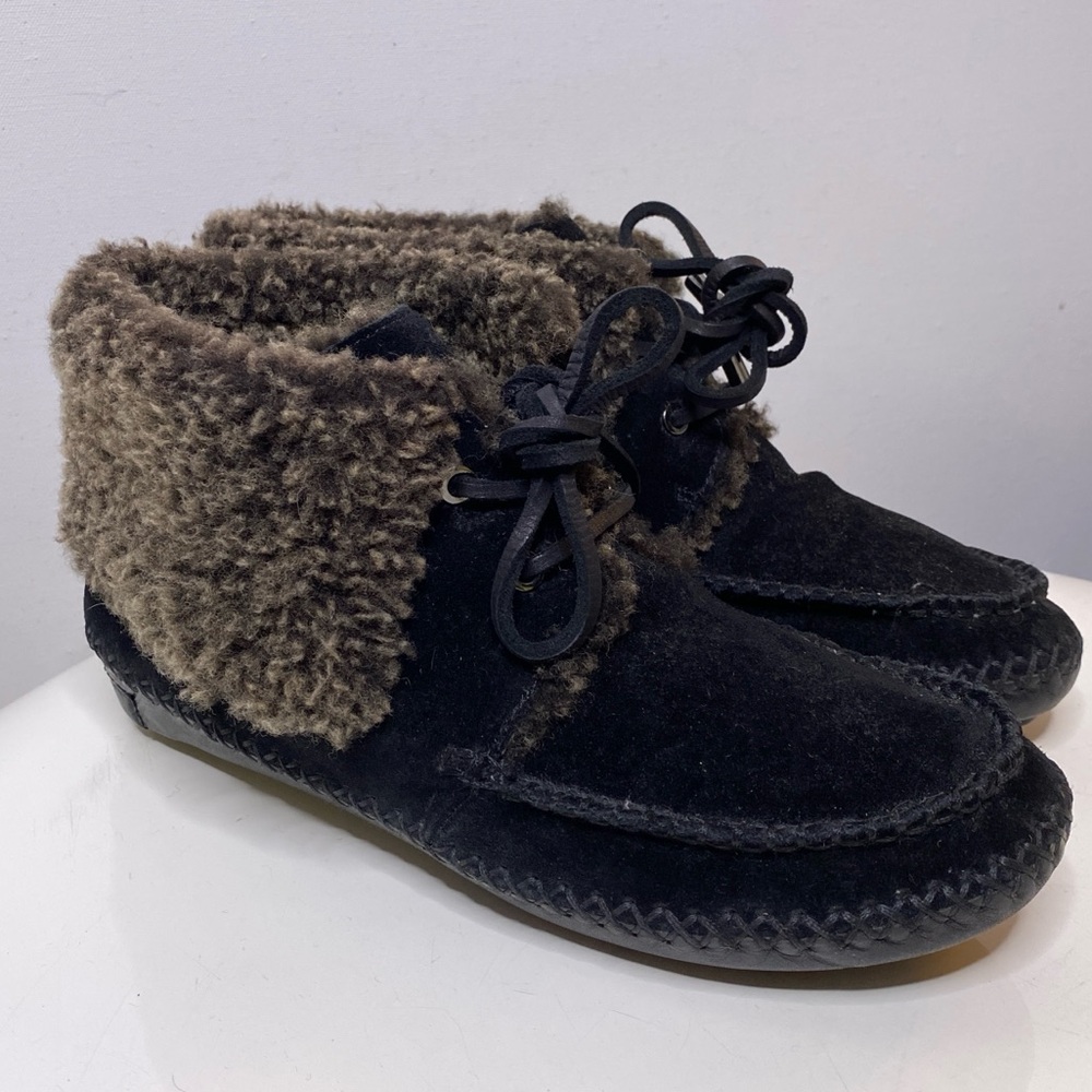 Tory Burch Shearling Ankle Boots Women’s 9